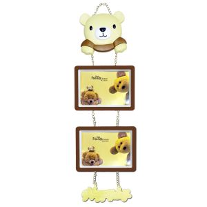 Teddy Bear 1882 Double Photo frame