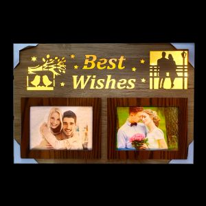 As 25 BEST WISHES  pf led size 12*18