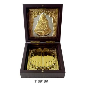 Kb GOLD  Mini Pooja Box KHATU
