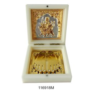 Kb GOLD  Mini Pooja Box MATA