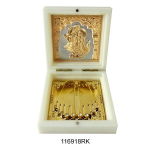 Kb GOLD  Mini Pooja Box RK