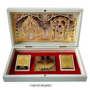 KB BIG GOLD TIRUPATI BALAJI POOJA BOX