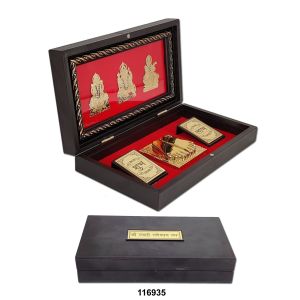 Kb gold big patra pooja box