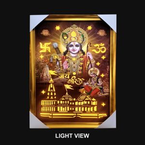 As 35 RAM MANDIR 12*18  Laser  Light