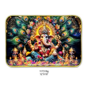 As 77 Ganesh 12*18 Crystal Bubble g