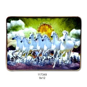 Feeling 9x12 Crystal Frame HORSE