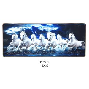 Feeling 18x39 Crystal Frame HORSE