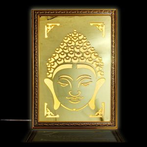 zzzAs 33 Gold budha 12*18  Light